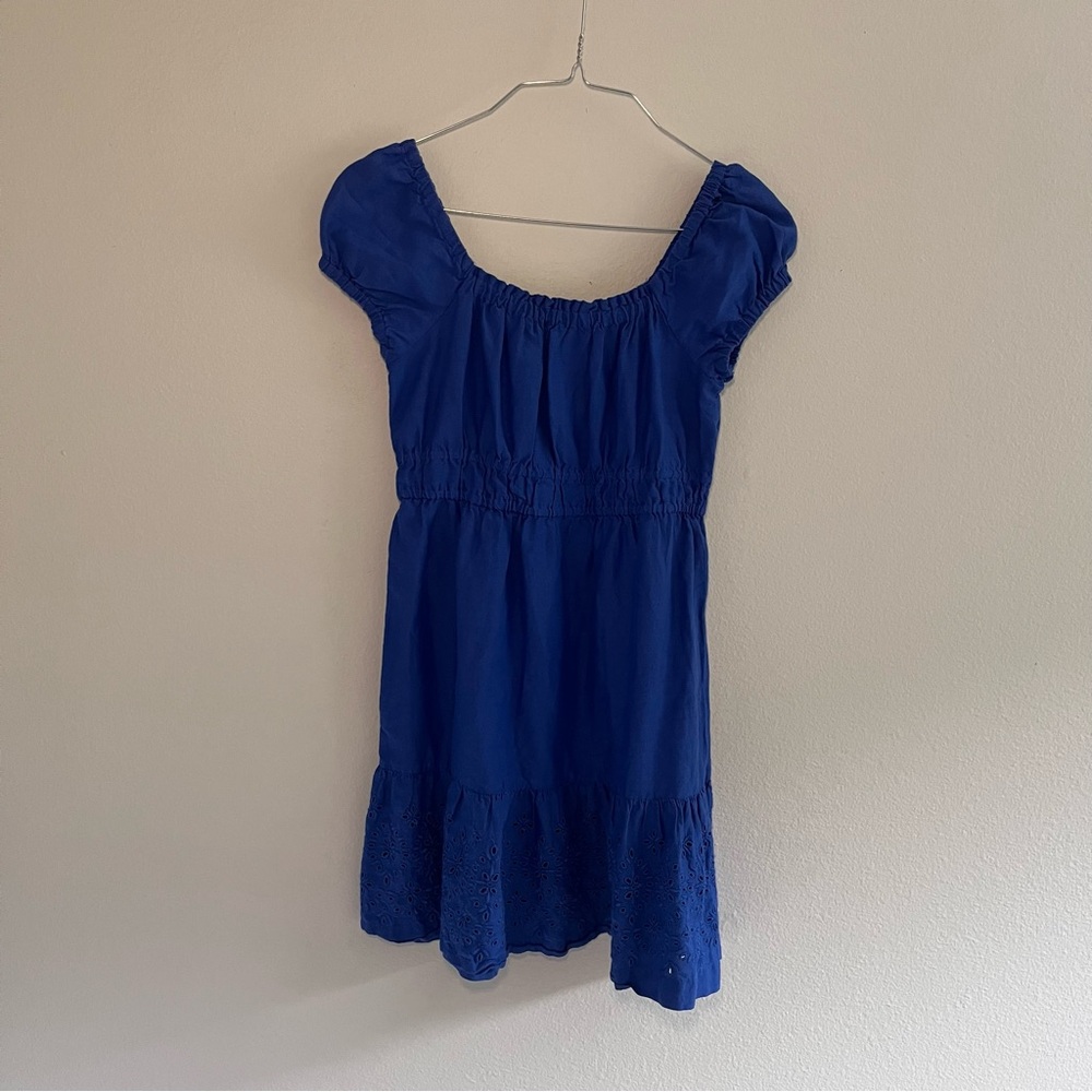 Old Navy • Blue Dress with Eyelet Detail‎